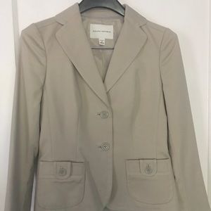 Banana Republic Stretch Cotton Sateen Blazer
